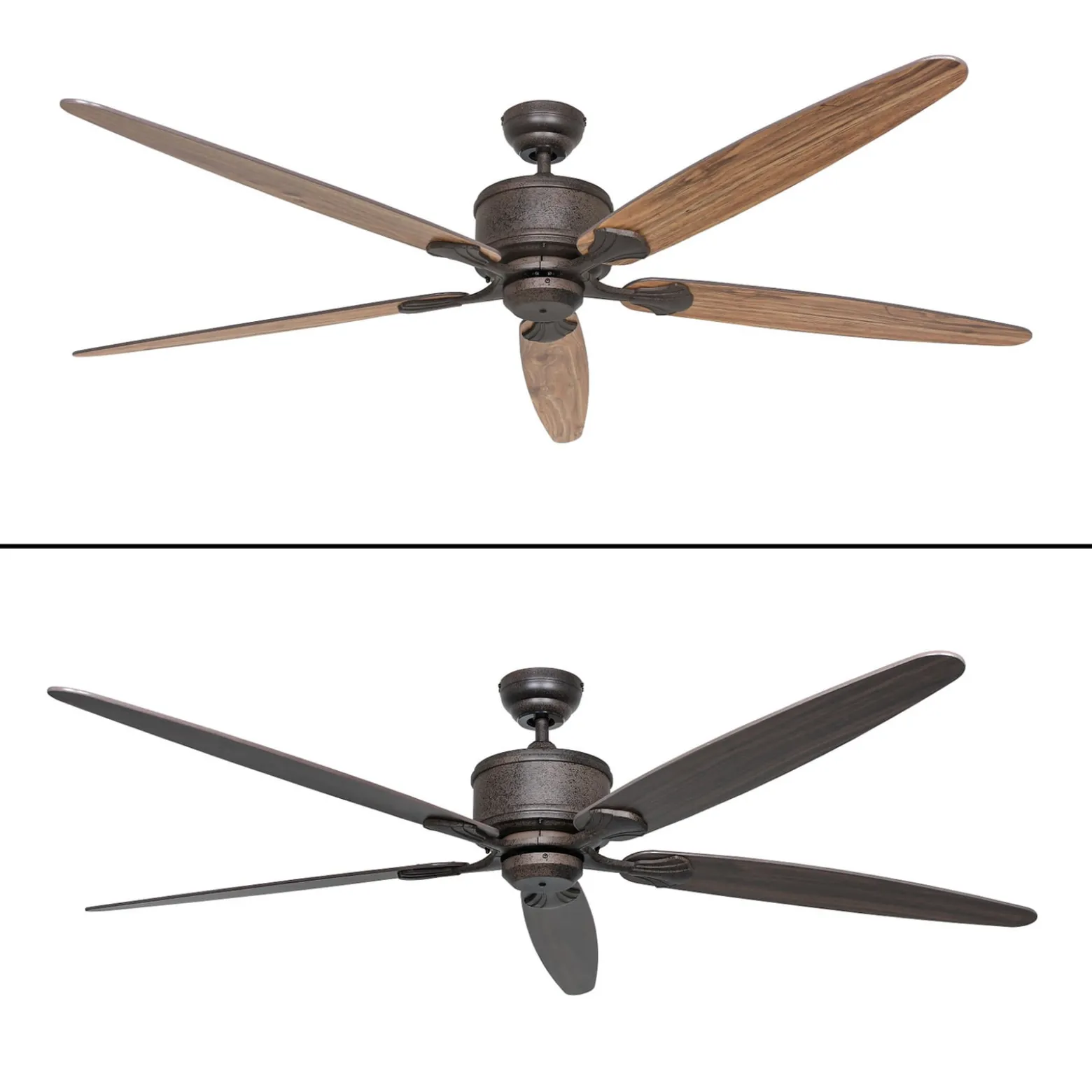 Deckenventilator ECO ELEMENTS, nussbaum/braun Ø 180 cm leise