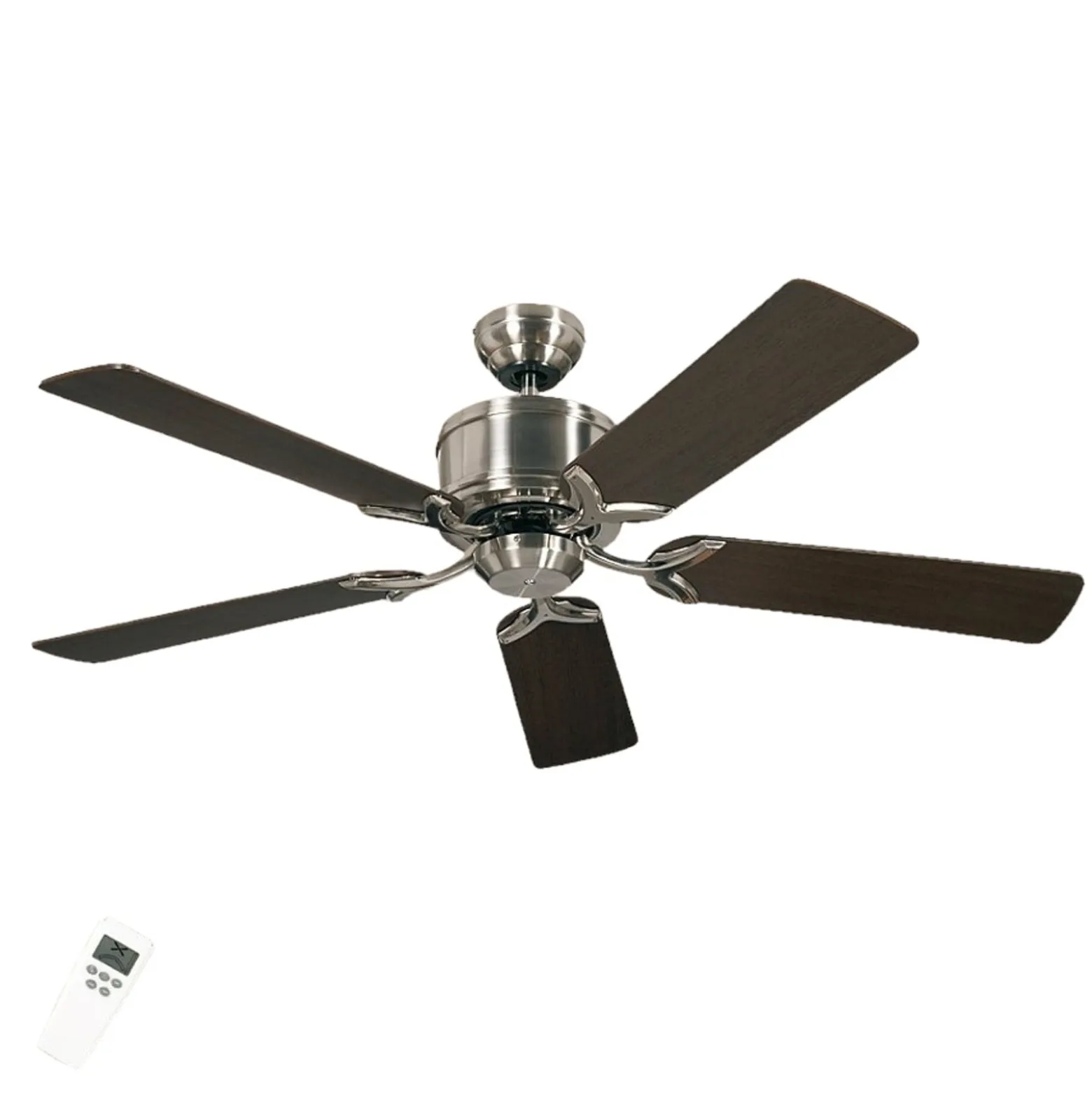 Deckenventilator ECO ELEMENTS, wenge/ahorn, Ø 132 cm leise