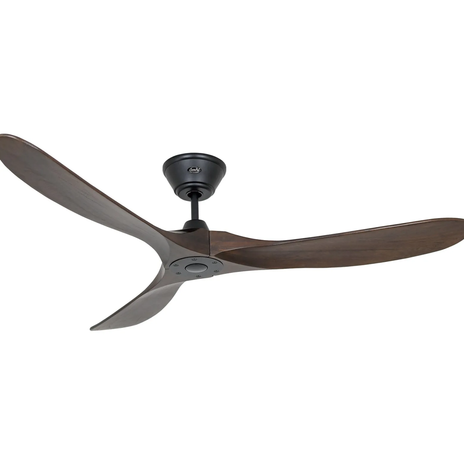 Deckenventilator ECO GENUINO schwarz/nussbaum Ø 152 cm leise