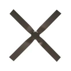 Deckenventilator Eco Ventos, bronze, Metall, IP44, DC, WiFi