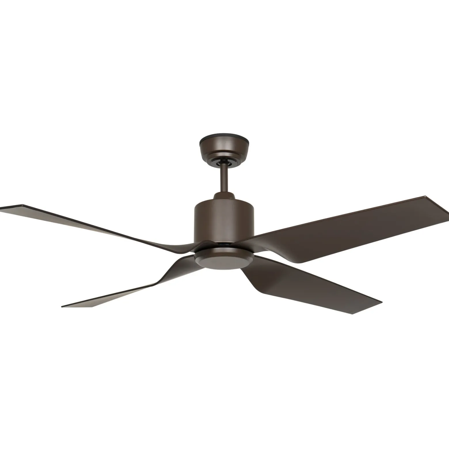 Deckenventilator Eco Ventos, bronze, Metall, IP44, DC, WiFi
