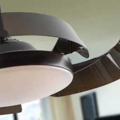 Deckenventilator Enzo mit LED dimmbar, CCT schwarz