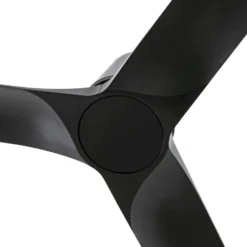 Deckenventilator Hey S, schwarz, DC-Motor, leise, Ø 90 cm