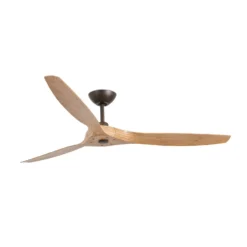 Deckenventilator Morea L, DC, 3 Flügel hellbraun
