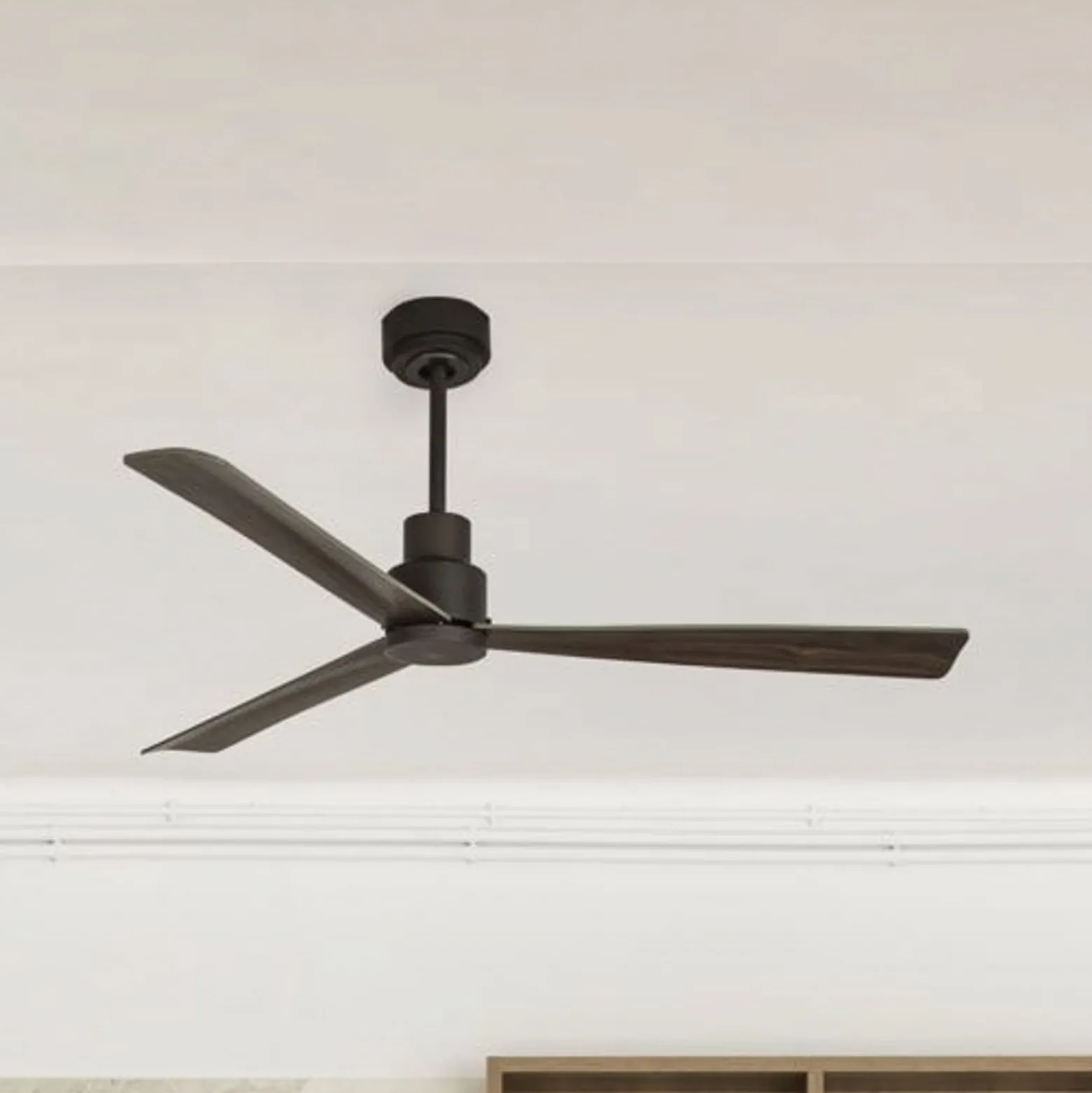 Deckenventilator Nassau, DC, 3 Flügel, dunkelbraun