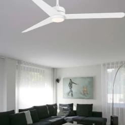 Deckenventilator Nu mit LED-Beleuchtung, weiß