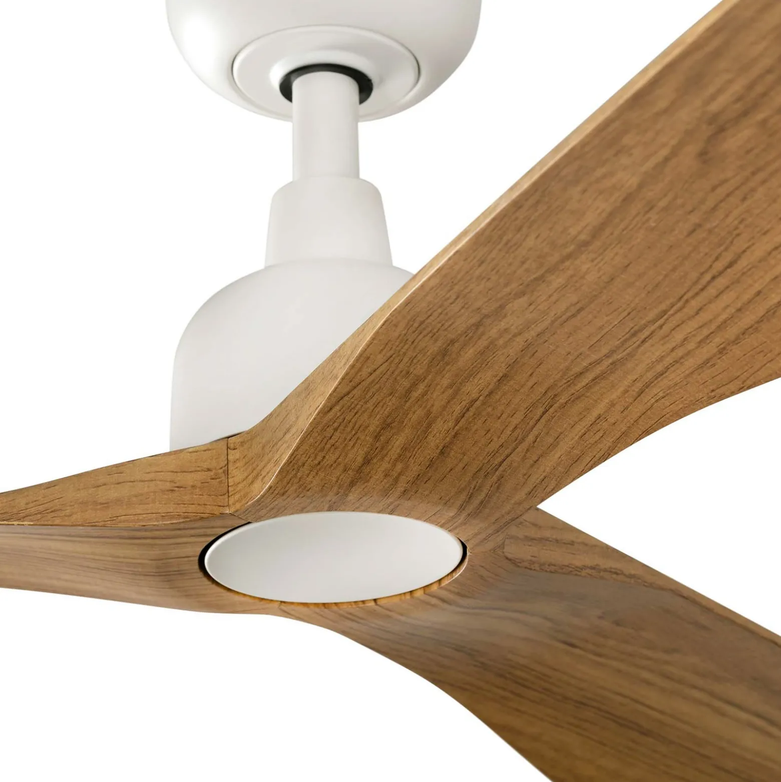 Deckenventilator Outwood, braun, DC, leise, Ø 150 cm, IP44