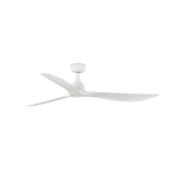 Deckenventilator Outwood, weiß, DC, leise, Ø 150 cm, IP44