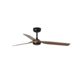 Deckenventilator Punt M, DC, schwarz/Holz dunkel