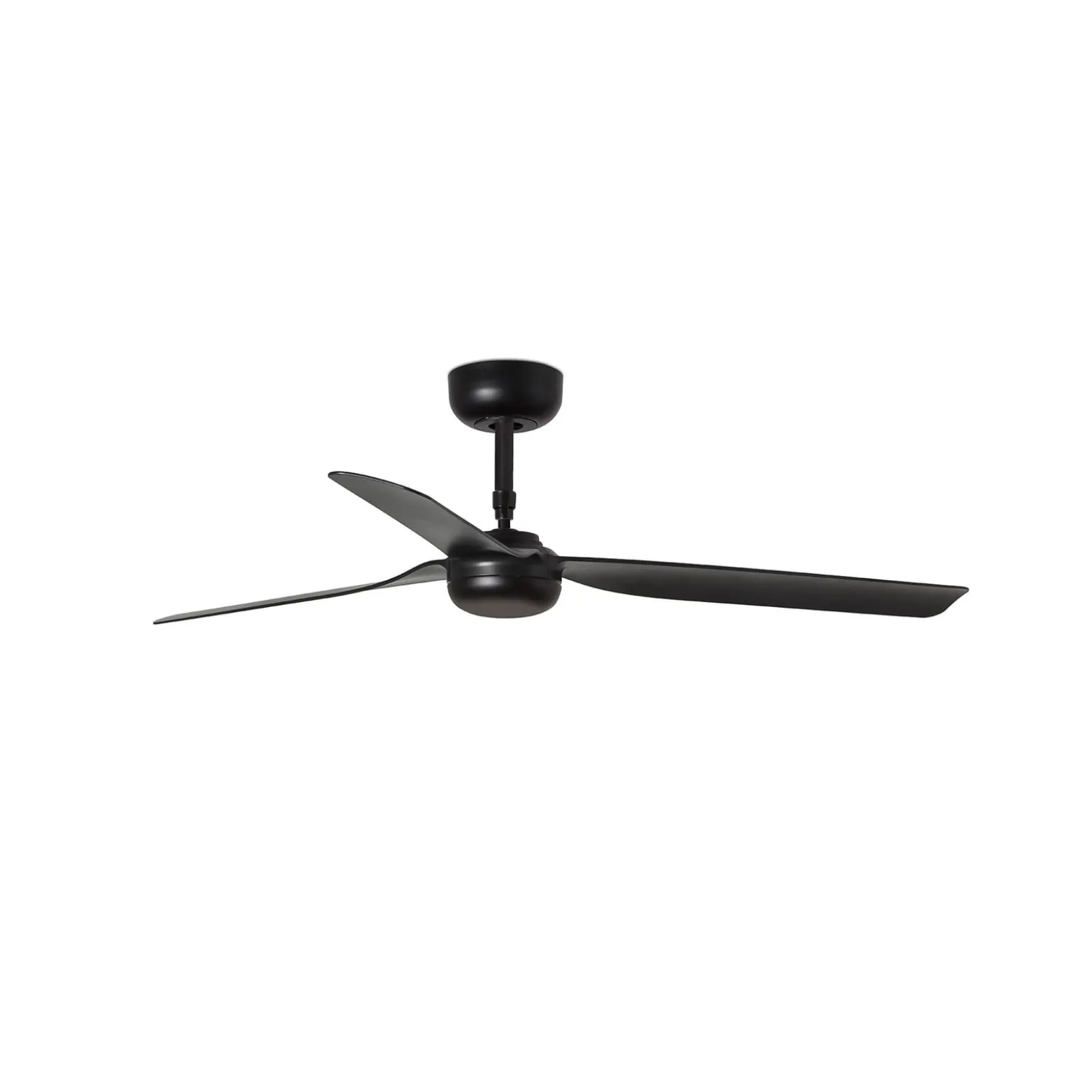 Deckenventilator Punt M, schwarz, DC, leise, 130 cm, Remote