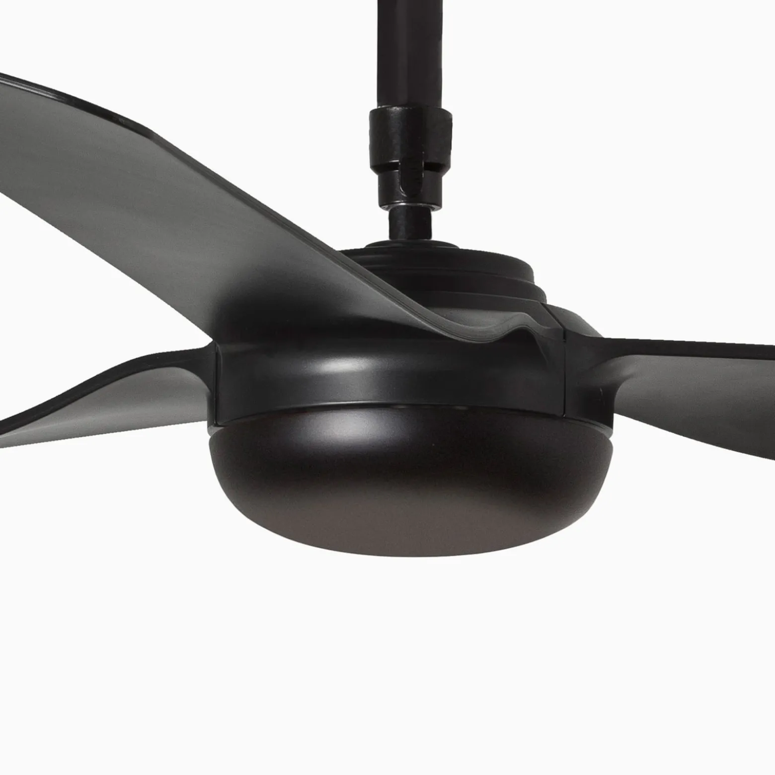 Deckenventilator Punt M, schwarz, DC, leise, 130 cm, Remote