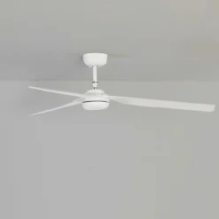 Deckenventilator Punt M, weiß, DC, leise, Ø 130 cm, Remote