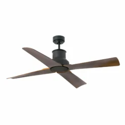 Deckenventilator Winche M, IP44, für außen, wenge