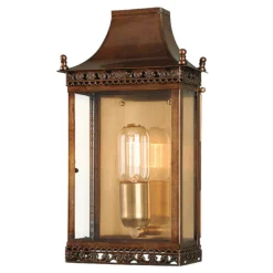 Dekorative Außenwandleuchte Regents Park, messing