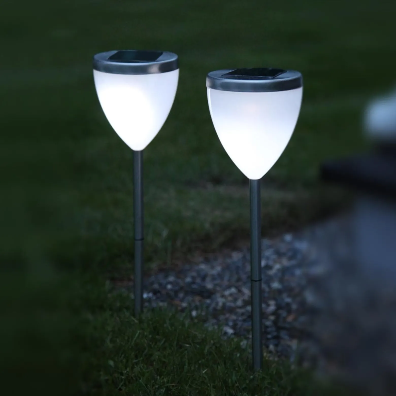 Dekorative Solarleuchte LED Jannik 2-er Set