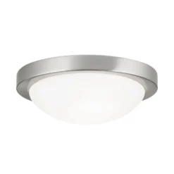 Dezente Deckenleuchte MINEA 32 cm, nickel
