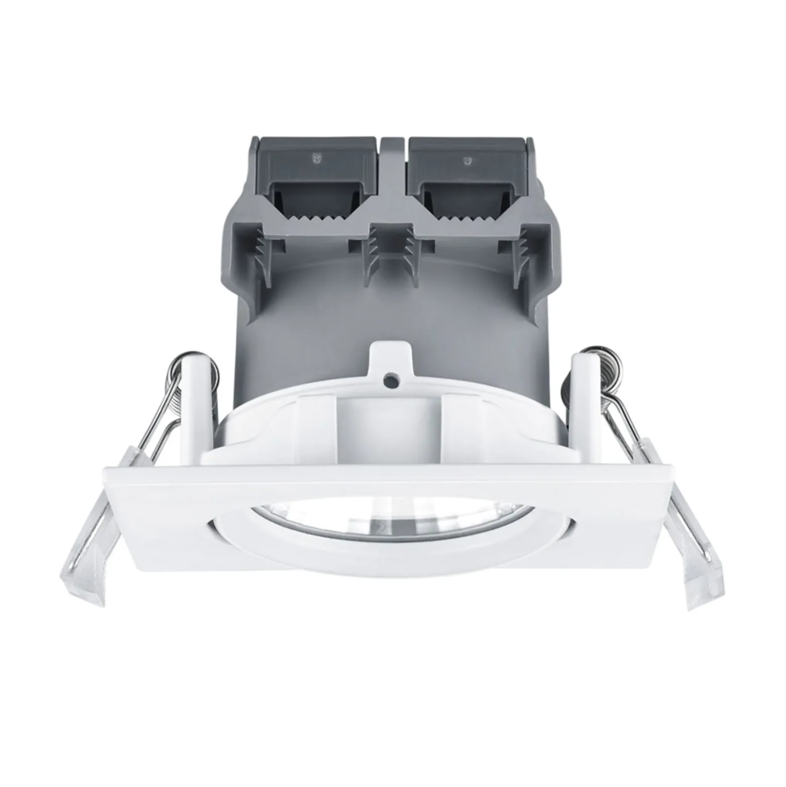 Dimmbarer LED-Einbaustrahler Pamir in mattem Weiß