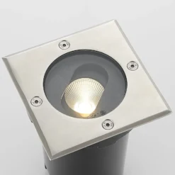 Doris - LED-Bodeneinbaustrahler, eckige Form