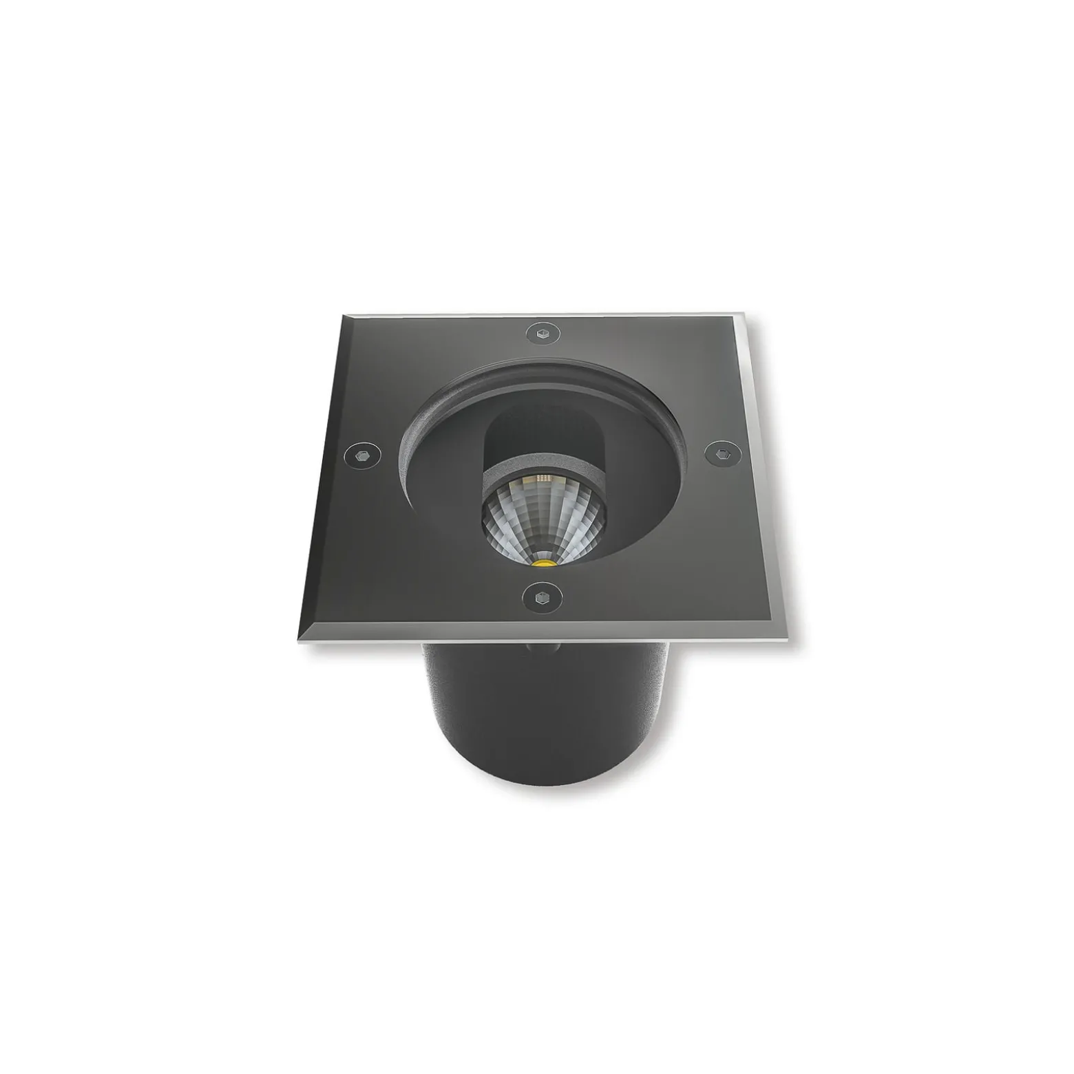 Doris - LED-Bodeneinbaustrahler, eckige Form