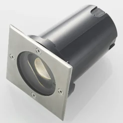 Doris - LED-Bodeneinbaustrahler, eckige Form