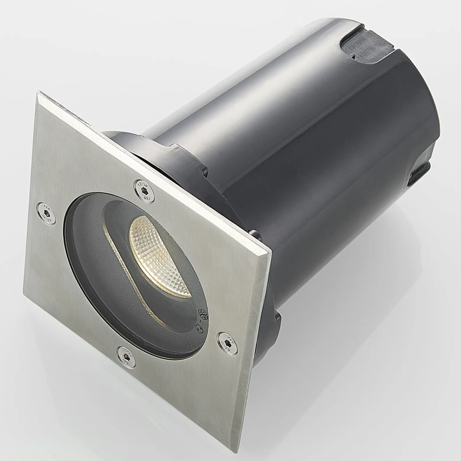 Doris - LED-Bodeneinbaustrahler, eckige Form