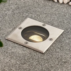 Doris - LED-Bodeneinbaustrahler, eckige Form