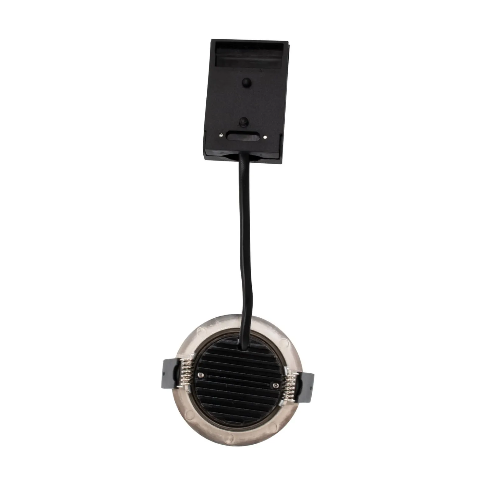 DOTLUX LED-Deckeneinbaulampe CIRCLEminidim edelstahl Ø 8,5cm