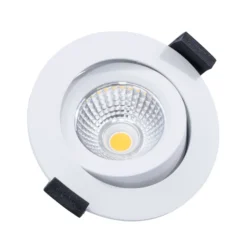 DOTLUX LED-Deckeneinbaulampe CIRCLEminidim weiß Ø 8,5 cm Alu