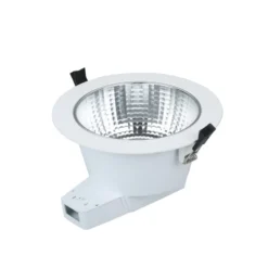 DOTLUX LED-Einbaudownlight CIRCLEugr, 25 W, Ø 22,8 cm, CCT