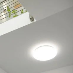 DOTLUX LED-Sensor-Deckenlampe LUNA weiß Ø 33cm PMMA CCT IP44