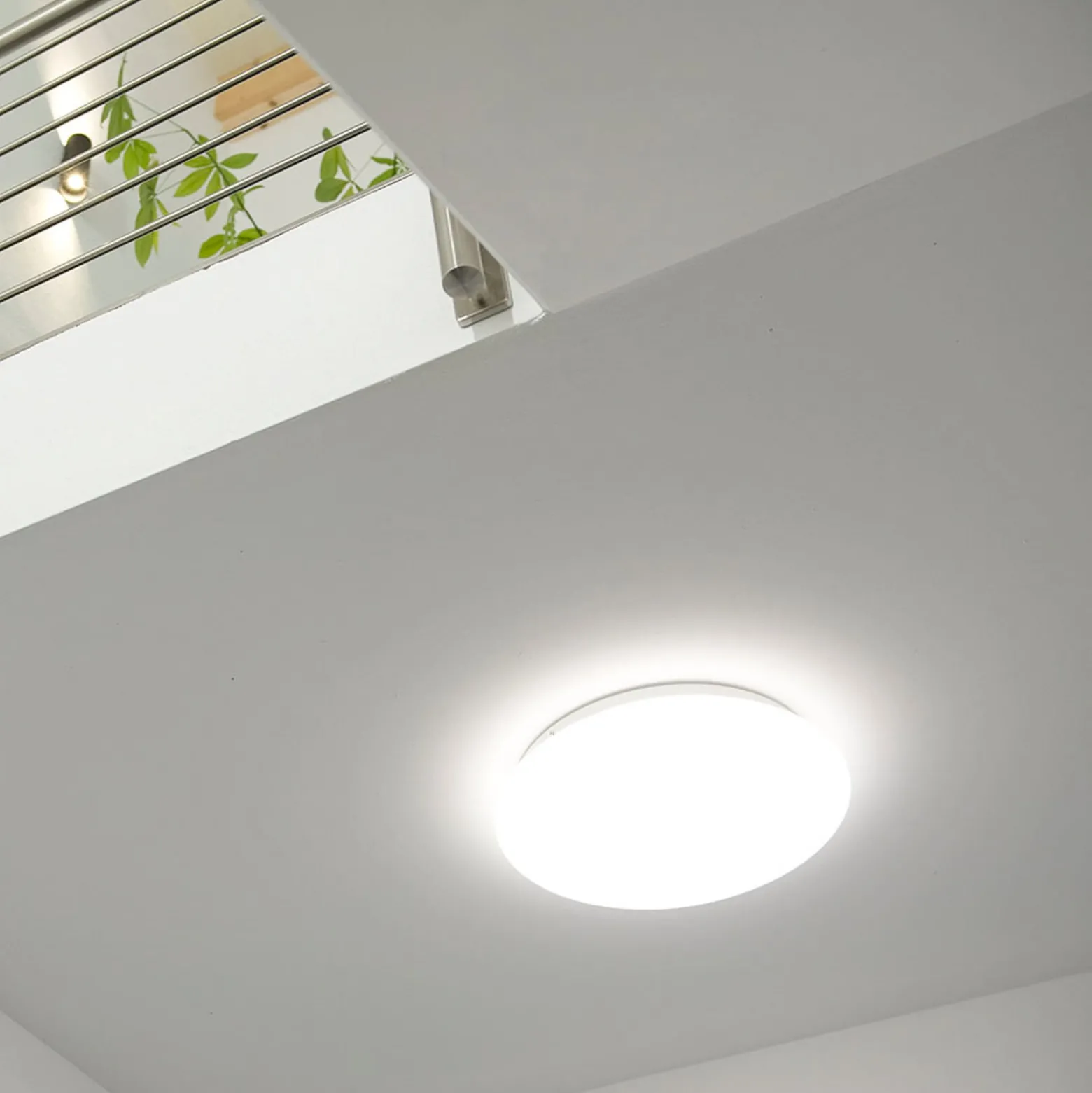 DOTLUX LED-Sensor-Deckenlampe LUNA weiß Ø 33cm PMMA CCT IP44