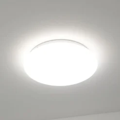 DOTLUX LED-Sensor-Deckenlampe LUNA weiß Ø 33cm PMMA CCT IP44