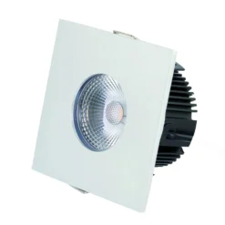 DOTLUX MULTIsun LED-Einbauleuchte eckig, aluminium