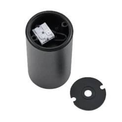 Downlight CAN, schwarz, IP44, Ø 6 cm, Metall, GU10