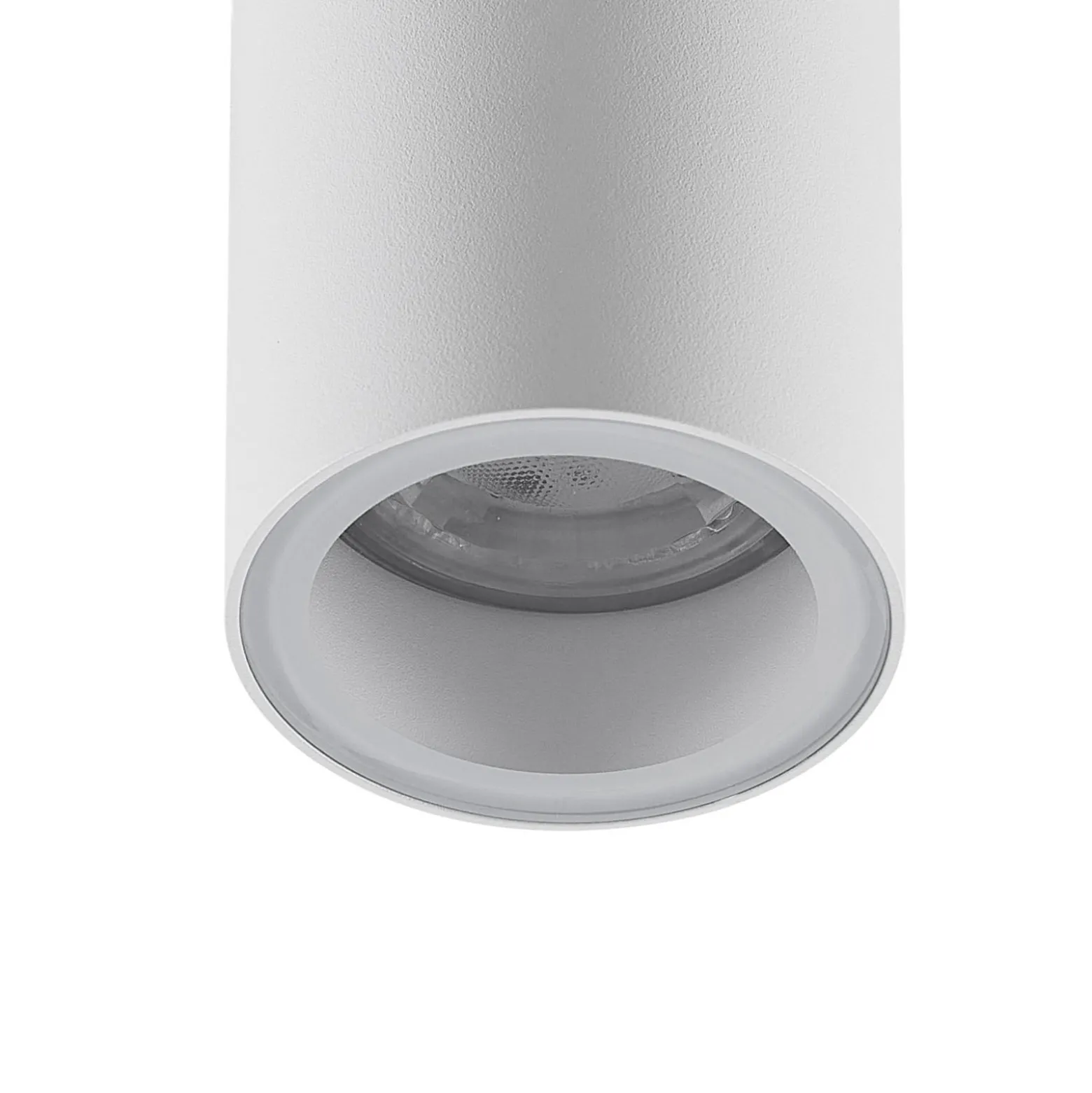 Downlight CAN, weiß, IP44, Ø 6 cm, Metall, GU10