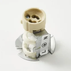 Downlight Eye S in Zylinderform, messing