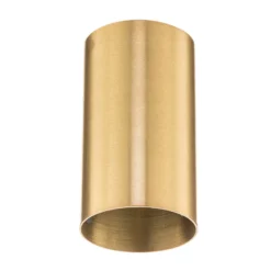 Downlight Eye S in Zylinderform, messing