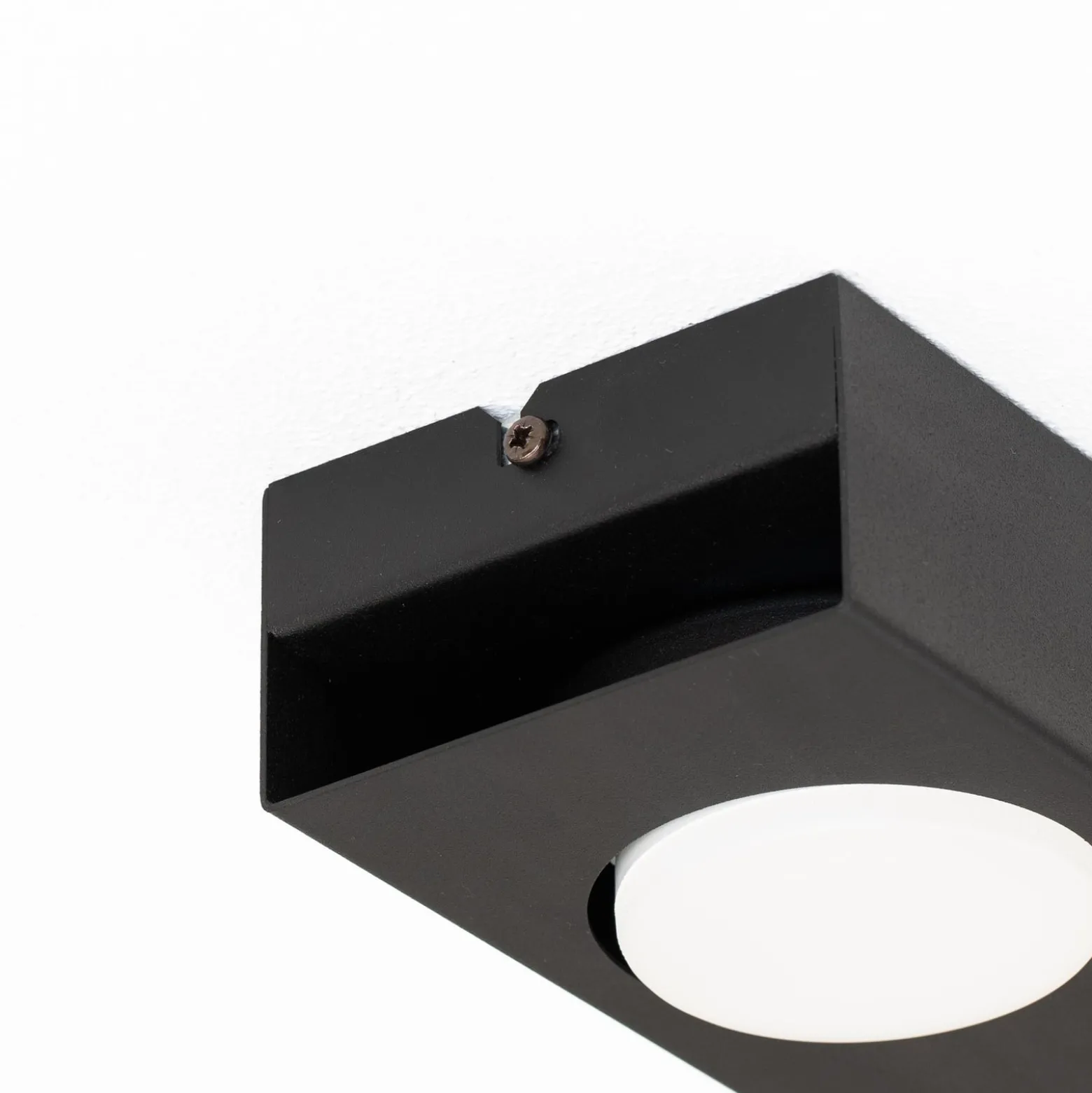 Downlight Ian in Schwarz, vierflammig