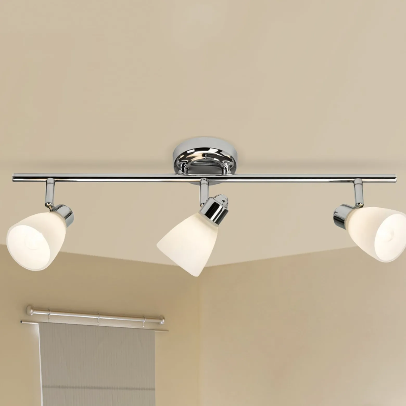 Dreiflammige Deckenlampe Kensington mit IP44