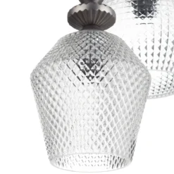 Dreiflammige Glas-Pendellampe Talisa
