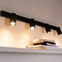 Dyberg Larsen Deckenstrahler Modern, schwarz, Länge 95 cm