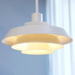 Dyberg Larsen DL30 Pendellampe Ø 30 cm, weiß