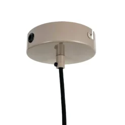 Dyberg Larsen Hängelampe Planet, milchweiß, Ø 40 cm, Metall