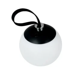 Dyberg Larsen LED-Akku-Dekolampe Odin, schwarz/weiß, IP44