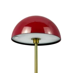 Dyberg Larsen LED-Akkutischlampe Along, rot, 2er-Set