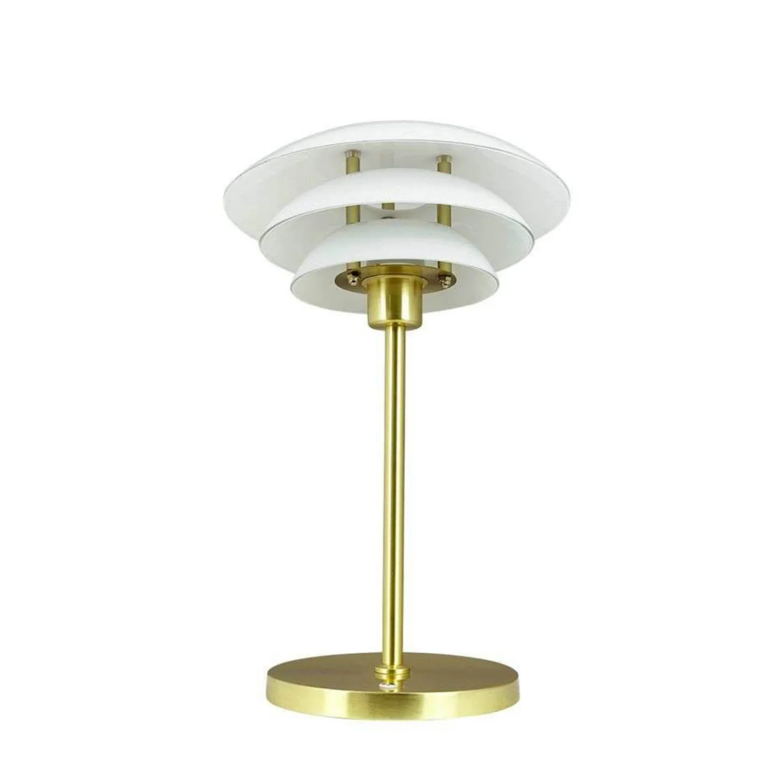 Dyberg Larsen LED-Akku-Tischlampe DL20, Höhe 30 cm, Glas