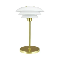 Dyberg Larsen LED-Akku-Tischlampe DL20, Höhe 30 cm, Glas