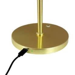 Dyberg Larsen LED-Akku-Tischlampe DL20, Höhe 30 cm, Glas