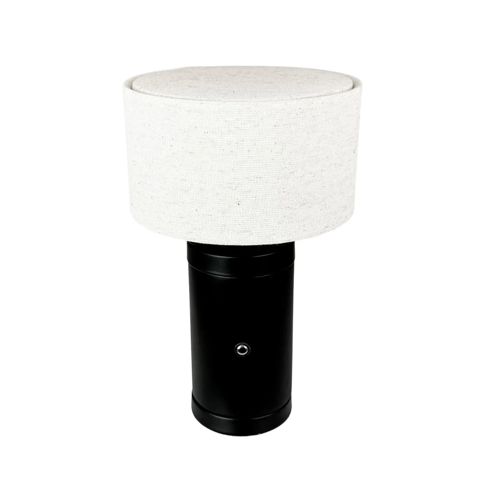 Dyberg Larsen LED-Akkutischleuchte Mellow, schwarz, 23 cm