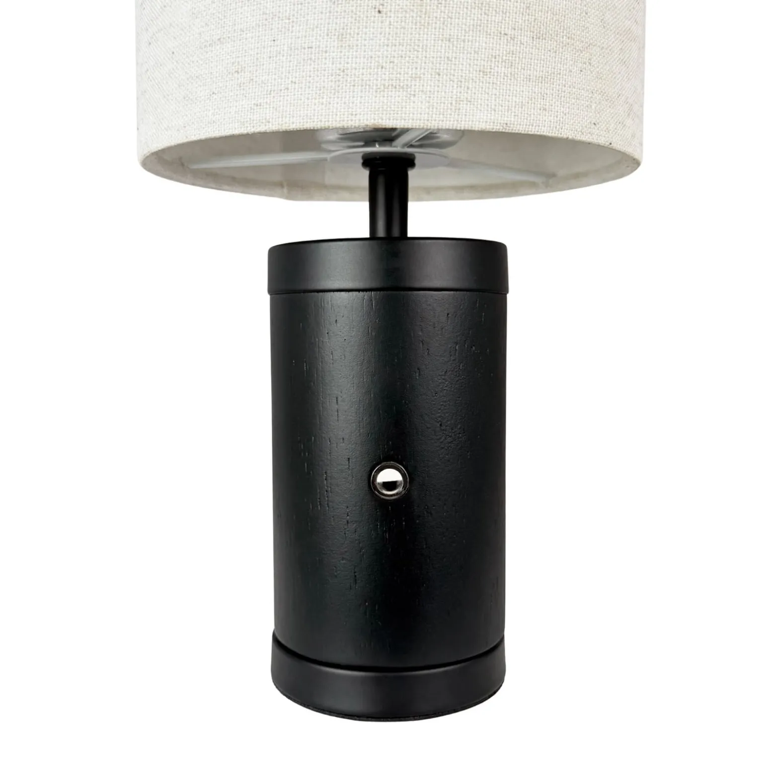 Dyberg Larsen LED-Akkutischleuchte Mellow, schwarz, 23 cm